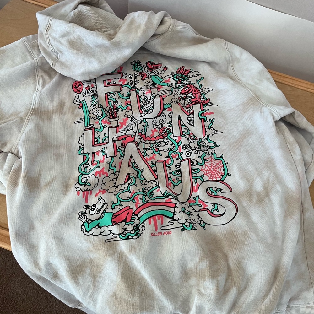 Tie dye Zip Up